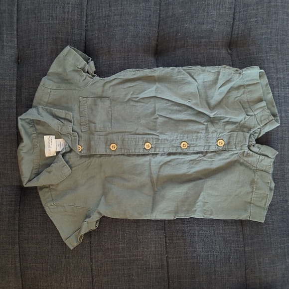 Carter's Little Planet Button-Front Romper - Picture 1 of 2